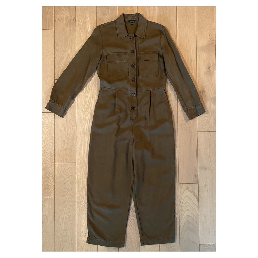 Massimo Dutti Utility Jumpsuit with Belt, Size M/ US 8